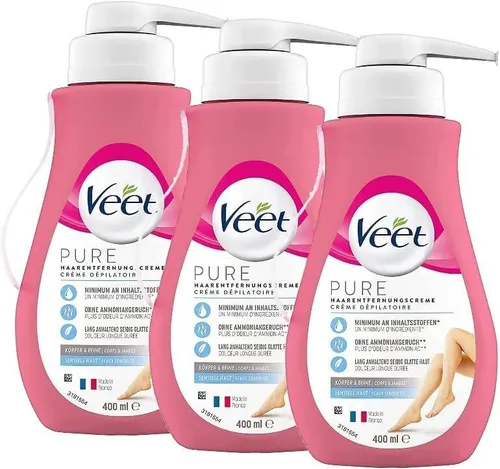 Veet Sensitive Haarentfernungscreme (400ml (3er Pack)) von VEET