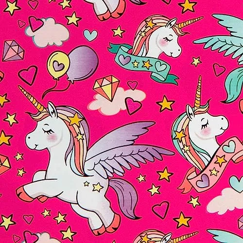 STAR Geschenkpapier 70cm x 2m Rolle Kinder Mädchen Einhorn von Star
