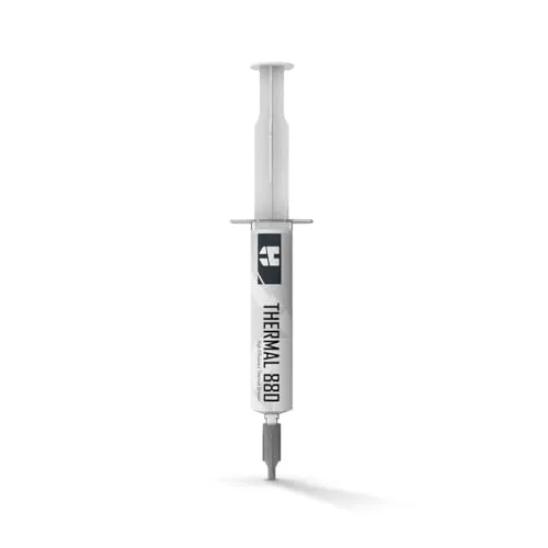 NOX XTREME PRODUCTS Hummer Thermal 880 - NXHUMMERT880 - Wärmeleitpaste 23 Gramm, inklusive Applikator und Spatel, Grau, Gelb
