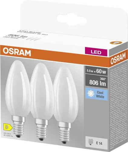 OSRAM HOMELIGHTING E14 LED Kerzenlampe 5.5W