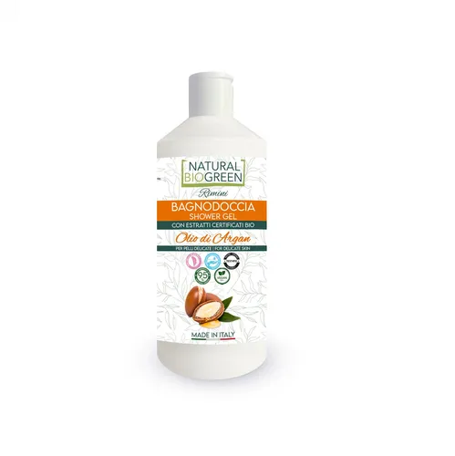 Naturalbiogreen Arganöl Duschbad für zarte vegane Haut 400ml
