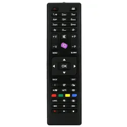 Ersatz Fernbedienung für Telefunken TV / D40F287M3CW / D42F182N2 / D43F277R3C Fernseher Remote Control - Schwarz