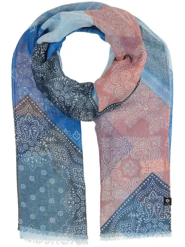Fraas Modetuch Polyester Stola AZURE - Elegante Stola in der Farbe AZURE, aus 100% recyceltem Polyester. Ideal für stilvolle Akzente und vielseitige Kombinationsmöglichkeiten in deiner Garderobe.