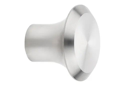 SO-TECH® Möbelknopf DERRY Ø 20 - 30 mm Edelstahl gebürstet, Knopf Knauf incl. Schraube