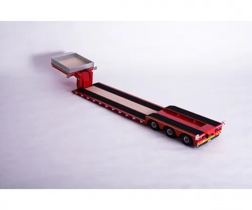 1:14 3-Achstieflader Schwanenhals/Tiefbett Carson 500907700 - LKW & Industriefahrzeuge, detailgetreuer 1:14 Tieflader für Anhänger und LKW, ideal für Modellbau-Enthusiasten.