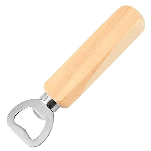 Stück Flaschenöffner Holz,Personalisierter Flaschenöffner mit Holzgriff, Tragbare Durable Flaschenöffner für Zuhause Küche Bar Flaschen Bier öffner Geschenk Bar Zuhause Küche Männer 1