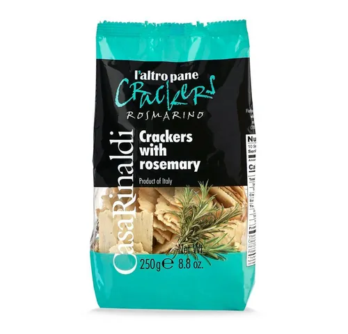Casa Rinaldi Knabberei, Casa Rinaldi tradizionelle Italienische Cracker mit Rosmarin 250g