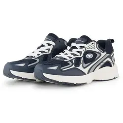 TOM TAILOR Shoes Licence Sneaker mit Colour-Blocking in Blau, Größe 40 EU - Stylische Sneakers mit Colour-Blocking in navy-silver, ideal für den Alltag. Komfortabler Plateauabsatz und praktischer Schnürverschluss für perfekten Halt.