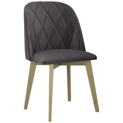 MIRJAN24 Stuhl Monti III Pik Raute - Stilvoller Esszimmerstuhl - Eleganter Esszimmerstuhl aus Buchenholz, ideal für Wohnzimmer und Esszimmer. Komfortable Polsterung, max. Belastung 120 kg.
