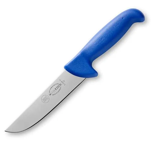 F. DICK Blockmesser ErgoGrip 15 cm, X55CrMo14 Stahl - Kochmesser mit 15 cm breiter Klinge, ideal zum Zuschneiden von Fleisch; hygienisch und sicher durch spaltfreies Design und breiten Fingerschutz.