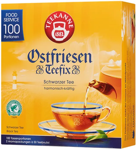 Teekanne Gastro Ostfriesen Teefix - Schwarzer Tee - 100 Beutel