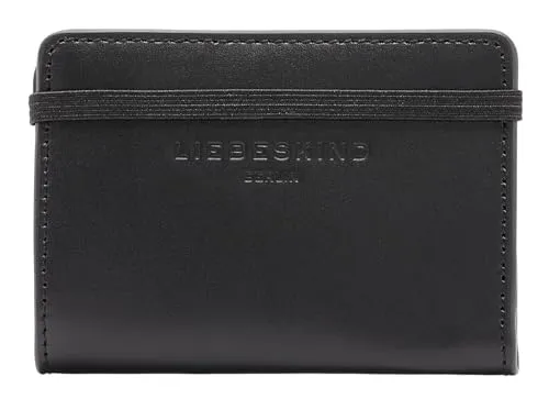 Liebeskind PAPER BAG CARTER Cardholder black - Damen-Geldbörsen, stilvoller und praktischer Kartenhalter aus hochwertigem Material für den modernen Alltag