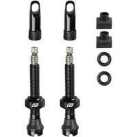 Force Fahrrad Ventilsatz für Tubeless 2 x SV 44 mm Schwarz