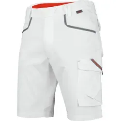 Würth MODYF Arbeitsshorts Stretch X Kurze Arbeitshosen für Handwerker Komfortable, strapazierfähige Shorts mit Flexibilität weiß 56