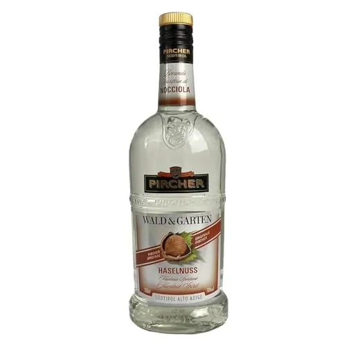Pircher Haselnuss Spirituose 700 ml - Südtiroler Edelbrand - Likör aus besten Rohstoffen, hergestellt in einer der fortschrittlichsten Brennanlagen Europas für ein unverwechselbares Geschmackserlebnis.
