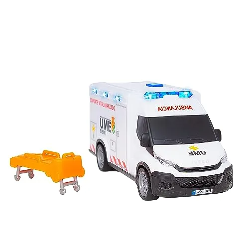 Dickie Toys UME Krankenwagen 18 cm – Spielzeug für angehende Rettungskräfte
