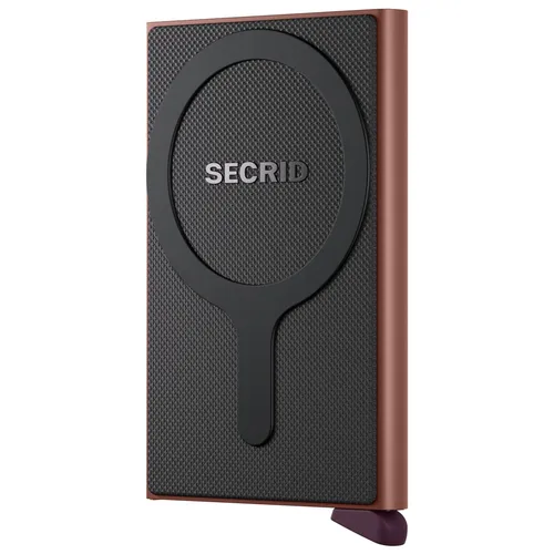 SECRID Cardprotector für MagSafe in Rose – Stilvoller Kartenschutz - Eleganter Cardprotector aus hochwertigem Aluminium für bis zu 4 Karten. Mit nur 72 g leicht und kompakt, bietet er sicheren RFID- und NFC-Schutz. Ideal für die Hosentasche und kompatibel mit MagSafe.