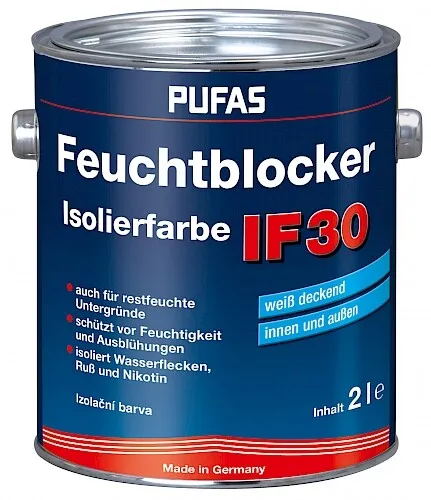 Isolierfarbe Feuchtblocker Isoliergrund weiß Pufas 2l von PUFAS