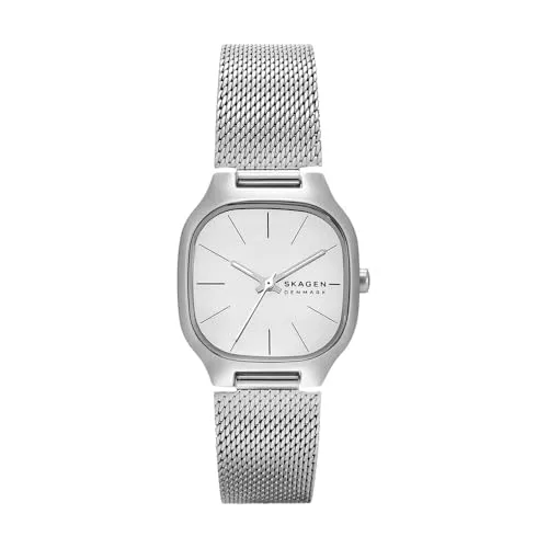 Skagen Mellem Lille Damenuhr - Armbanduhr für Damen mit 28 mm Edelstahlgehäuse, kratzfestem Glas und präzisem Quarzwerk; stilvolles Design und individuell anpassbares Armband.