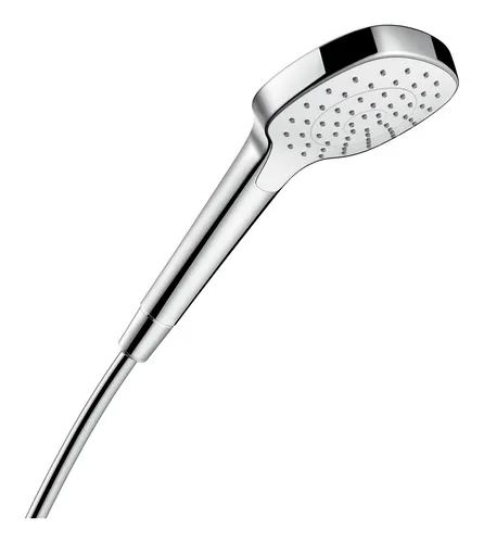 hansgrohe Croma Select E Duschkopf - Handbrause in Weiß Chrom, kraftvoller Rain-Strahl für ein erfrischendes Duscherlebnis und QuickClean Technologie