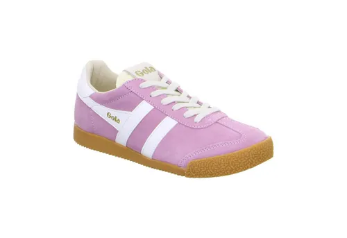 Gola Damen Sneaker ELAN Candy Weiß - 39 EU - Klassische Sneaker für Damen mit 2 cm Absatzhöhe, ideal für Berufskleidung und den Alltag. Hergestellt aus hochwertigem Wildleder in Candy White.