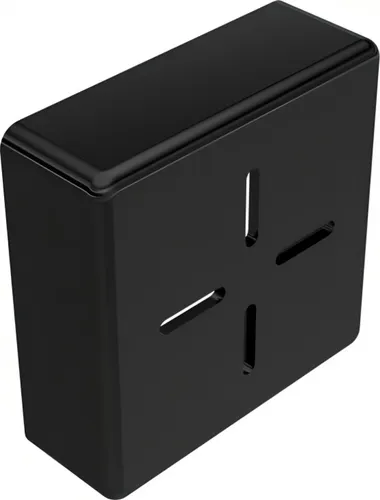 1x Endkappe 40x40 Schwarz für Solar Montageschiene, Rohrstopfen, Abdeckkappe, Aluprofil 40x40 Zubehör