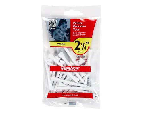 Masters 247 Golftee Masters Golf Holz Tees 20 Stk. 2 3/4 - 70 mm, Holz-Tees I 20 Stück