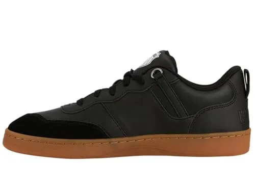 Kswiss Men's K-Varsity,LTH, Black/White/Gum,42EU