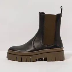 *art Schnürstiefel 1954 NAPPA BLACK-BRONZE - Wanderschuhe mit urbanem Design, ideal für den nonkonformistischen Stil und höchsten Komfort beim Erkunden der Welt.