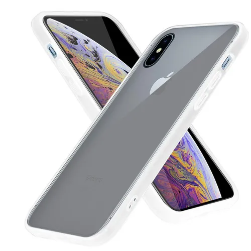 Hülle für Apple iPhone XS MAX Handy Hybrid Matt Cover TPU Silikon Schutzhülle