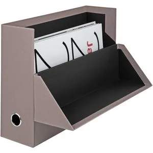 Rössler-Papier Archivbox S.O.H.O. 1319452493, A4+, 95mm Füllhöhe, taupe, für Akten