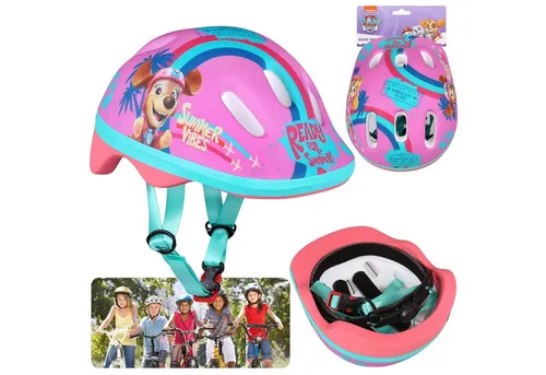 Sarcia.eu Kinderfahrradhelm Paw Patrol Skye Liberty Rosa - Fahrradhelm für Mädchen, 44-48 cm, leicht (170 g) und mit Paw Patrol Design, sorgt für Sicherheit und Stil beim Radfahren und Spielen.