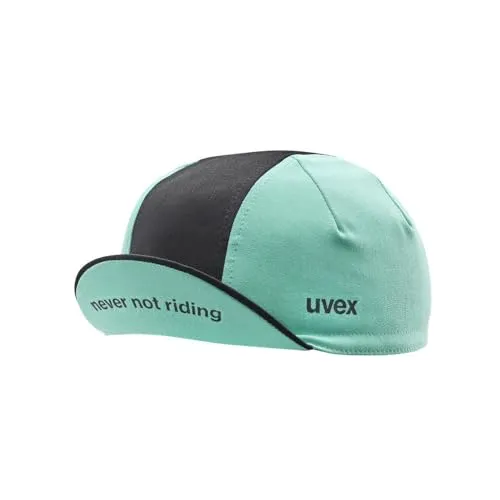 uvex cycling cap Fahrradmütze - atmungsaktiv & schnelltrocknend - Schützt vor Sonne & Insekten - aqua - black - S-M