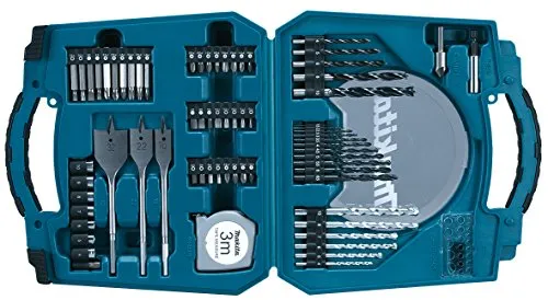 Makita Bohrer-Bit-Set D-47145, 71-teilig - Steinbohrer-Set mit 71 Teilen, langlebig und robust - ideal für professionelle Anwendungen und Heimwerkerprojekte.
