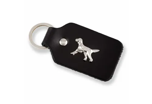 Monkimau Schlüsselanhänger Set Irish Setter Schlüsselanhänger aus Leder