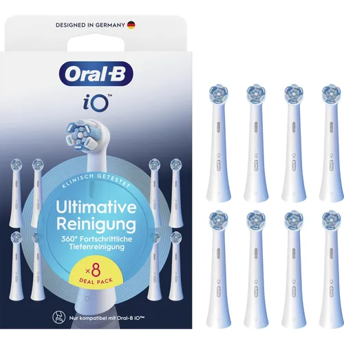 Oral-B iO Ultimative Reinigung Aufsteckbürsten, 8er Pack von Oral-B