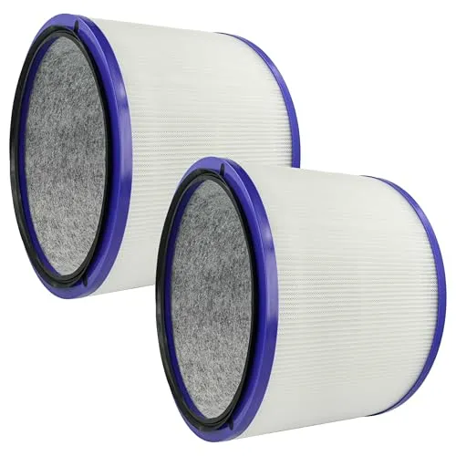 vhbw 2X HEPA Filter kompatibel mit Dyson Pure Cool Link HP03, DP02, DP01, DP03, HP00, HP01, HP02 Luftreiniger - Ersatz-Filter