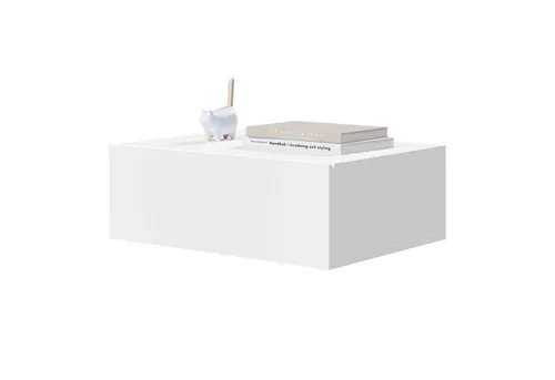 WOLTU Hängender Nachttisch mit Schublade – Weiß, platzsparend und vielseitig - Der WOLTU Nachttisch ist ideal für Schlafzimmer und Wohnzimmer. Mit schwebendem Design und flexibler Montage bietet er praktischen Stauraum und passt sich jedem Einrichtungsstil an.