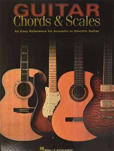 Guitar Chords And Scales Gtr: An Easy Reference for Acoustic or Electric Guitar