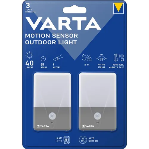 Varta Bewegungslicht Motion Sensor Outdoor Light inkl. 3AAA