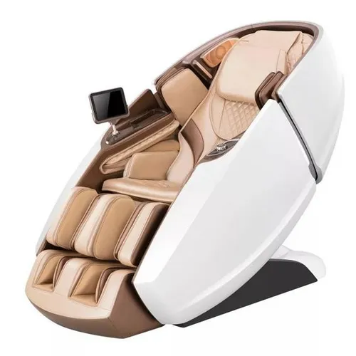 Ruhemassagesessel Elektrischer Massagesessel mit Beinschienenmassage - Moderner Massagesessel in Beige, elektrisch verstellbar und mit Massagefunktion. Ideal für entspannende Momente im Wohnzimmer oder Schlafzimmer. Erleben Sie Komfort und Entspannung auf höchstem Niveau.