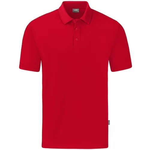 JAKO Women Polo Organic Stretch, Rot, C6321-100, 48 - Poloshirt aus 100% Piqué Baumwolle, nachhaltig aus biologischem Anbau, pflegeleicht und waschbar bis 60 °C, ideal für sportliche Aktivitäten.