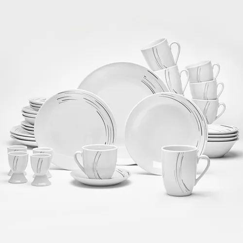 VAN WELL Kombiservice MONTREAL 32-teilig in weiß von van Well