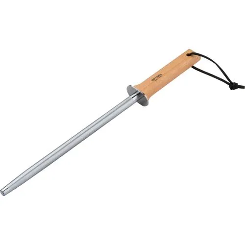Opinel Diamant Wetzstahl 25 cm - Hochwertiger Messerschärfer mit 25 cm Länge, ausgestattet mit einer Diamant-Partikelschicht für exzellente Schleifergebnisse und lange Lebensdauer. Ergonomischer Buchenholzgriff für sicheren Halt.