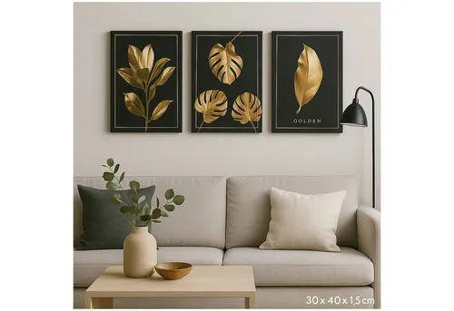 Poster & Bildende Kunst Gold von HTI-Line