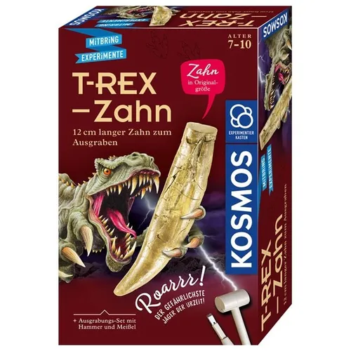 KOSMOS MITBRINGEXPERIMENT - T-REX ZAHN ZUM AUSGRABEN NEU OVP