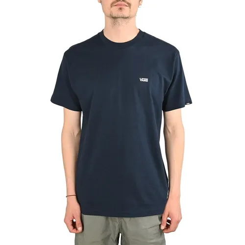 Vans Links Brust Logo S/S T-Shirt - Marineblau/Weiß von Vans