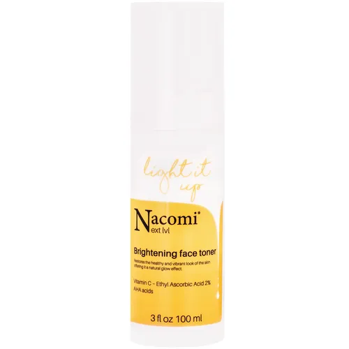 Nacomi Next Level Brightening Face Toner 100ml für fahle, glanzlose Haut
