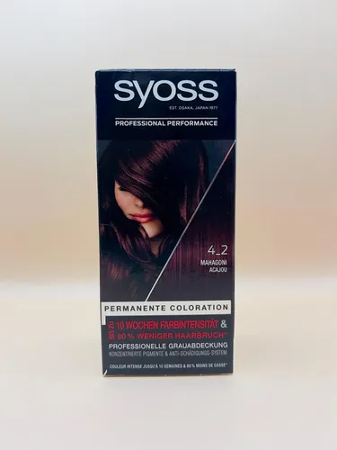 Produktbild Syoss Classic Permanente Coloration 4-2 Mahagoni 1St