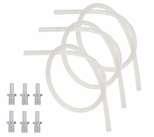 Milchschlauch 3x - Anschlussnippel 6x für Jura E8 S8 J8 WE8 Z5 Z6 Z7 Z8 Z9 Z10